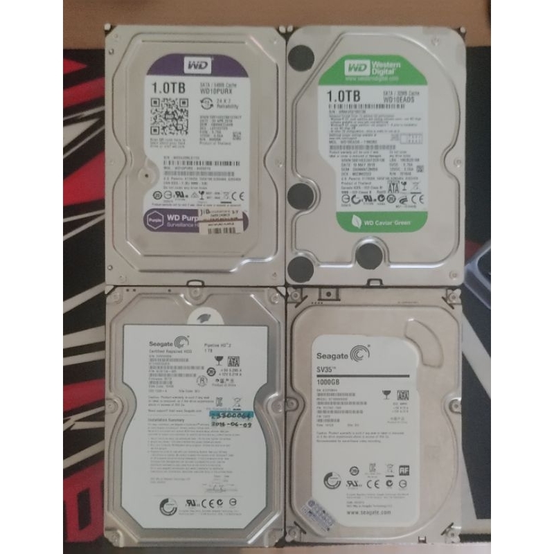 ฮาร์ดดิสก์ WD ความจุ ขนาด 4TB (สินค้ามือสอง) ไม่ติดสี