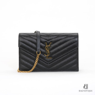 YSL WOC 7.5 BLACK CHEVRON GHW