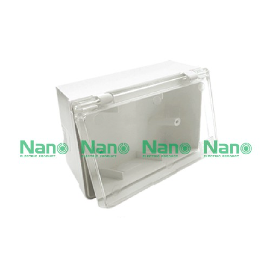 กล่องครอบสวิตช์ปลั๊กไฟ NANO 3x5.5x2.5" NANO-405
