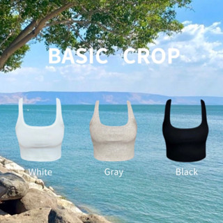 BASIC CROP TOP เสื้อกล้ามครอป