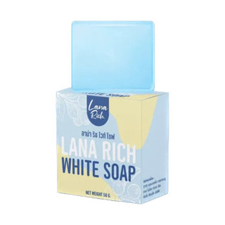 สบู่ลาน่าริช Lana Rich White Soap ( 1 ก้อน )