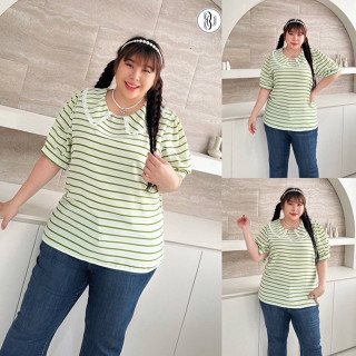 🔥Plussize🔥เสื้อคนอ้วน🔥 S รอบอก(bust) 48" สะโพก(hip) 52”    M รอบอก(bust) 52”สะโพก(hip) 56”