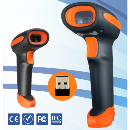 เครื่องสแกนบาร์โค้ดแบบไร้สาย NITA I813 ใช้งานได้ทั้งแบบไร้สาย และใช้สาย USB ออกใบกำกับภาษีได้ มีสินค