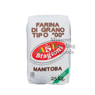 แป้งพิซซ่า MANITOBA Le5 Stagioni FARINA DI GRANO TIPO "00" 25 Kg.