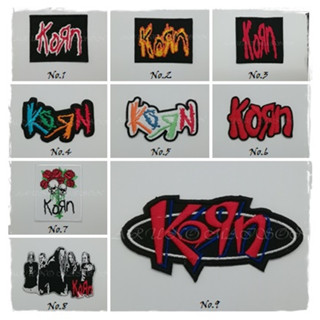 ตัวรีดติดเสื้อ Korn ตกแต่งเสื้อผ้า หมวก กระเป๋า แจ๊คเก็ตยีนส์ Hipster Embroidered Iron On Sew on