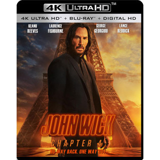 4K UHD หนังใหม่ เสียงไทยมาสเตอร์ John Wick Chapter 4 จอห์น วิค แรงกว่านรก 4