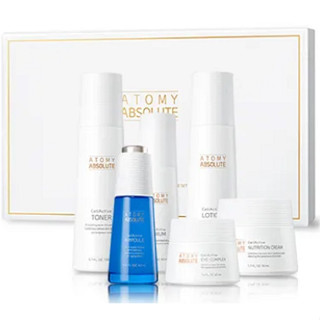 ATOMY ABSOLUTE SKIN CARE SET อะโทมี่ แอบโซลูท สกินแคร์เซ็ต ชุดบำรุงผิวหน้าชั้นเยี่ยม โดยสถาบันวิจัยปรมณูประเทศเกาหลีใต้