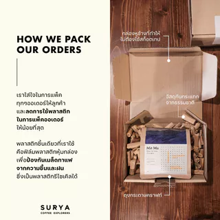 SURYA Coffee Explorers เมล็ดกาแฟ 336 Mae Hong Son