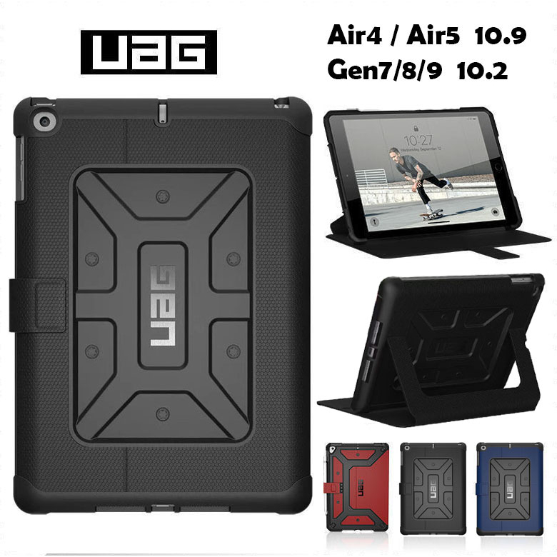 เคส UAG สำหรับ ไอแพด Air4 10.9/Gen8 Gen9 10.2 Gen7/Gen10 /Air5/Air3 mini 3 4 5 Air 11 2024 Air6 กันกระแทก มีที่ใส่ปากกา