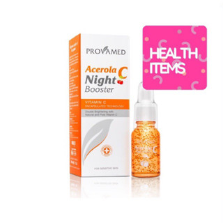 Provamed Acerola C Night Booster เซรั่มบำรุงผิวเข้มข้น เพื่อผิวแลดูกระจ่างใส