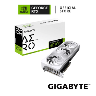 GIGABYTE NVIDIA® GeForce RTX™ 4070 TI AERO OC 12G การ์ดจอ