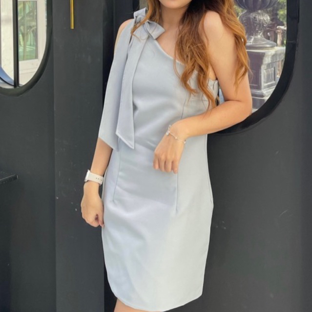 Cupid dress ของ Swanashop สีเทา