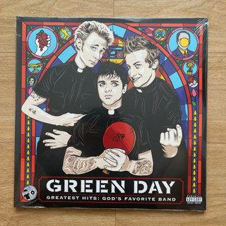 แผ่นเสียง​  Green​ Day ​ Greatest Hits: Gods Favorite Band , 2 × Vinyl, LP,  แผ่นเสียงมือหนึ่ง ซีล