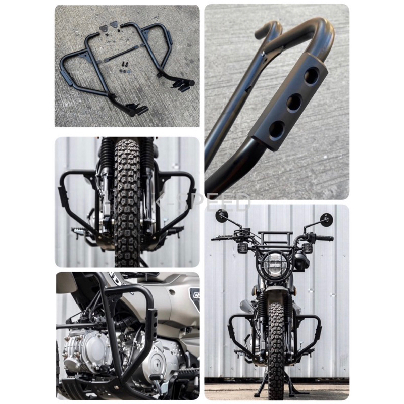 กันล้มแคชบาร์แต่ง Diabolus (V.2) for Honda CT125 ปี 2021 + CT071