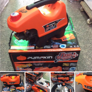 PUMPKIN NEW YORK PLUS เครื่องฉีดน้ำแรงดันสูง ปั๊มฉีด รุ่นNY-105AJ 40-105 บาร์ 1400 W 105 บาร์ จุ่มถังน้ำได้ออโต้ ไฟบ้าน