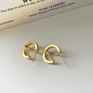 ต่างหู Modern Gold Earrings