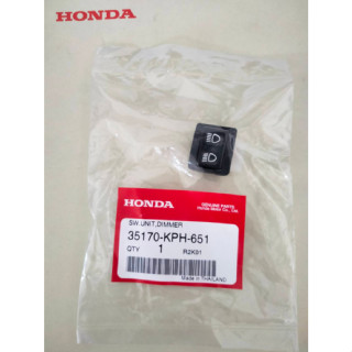 สวิทซ์ไฟสูง-ต่ำ แท้เบิกศูนย์ 100% ใช้กับรถ HONDA รุ่น เวฟ125R/S / คลิก110/เวฟ100 (35170-KPH-651)