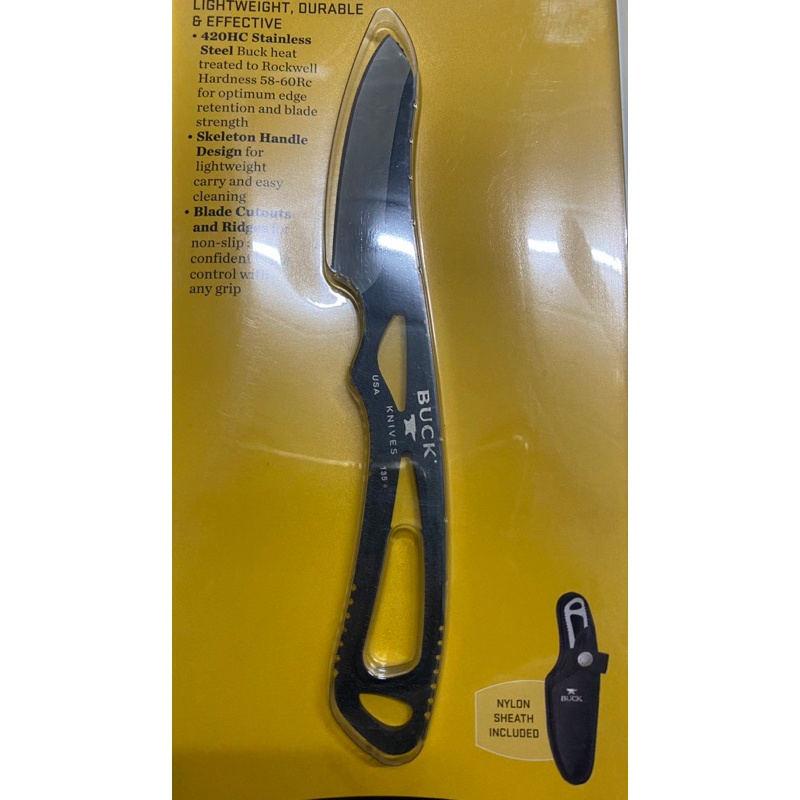 Buck 135 PakLite Caper ดำ