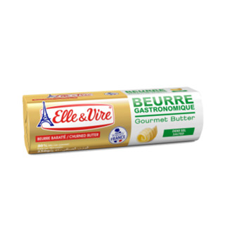 เอเล่แอนด์เวียร์ เนยเค็ม แบบแท่ง ไขมัน 80% 250 กรัม - Elle &amp; Vire Salted Butter Gourmet 80% Fat 250g