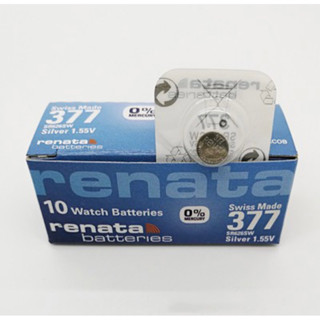 ถ่าน Renata 377/SR626SW 1.55V ของแท้ made in swiss 1ก้อน