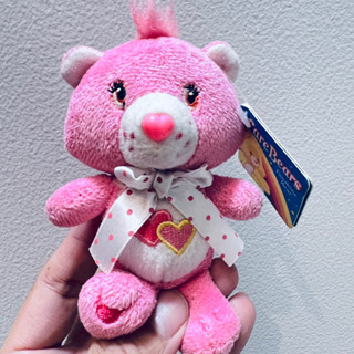 พวงกุญแจ #ตุ๊กตา #แคร์แบร์ #รุ่น Love-A-Lot Two Hearts #Care #Bears #ตาปัก ลิขสิทธิ์แท้ ป้ายห้อย CareBears ป้ายผ้าไม่สวย