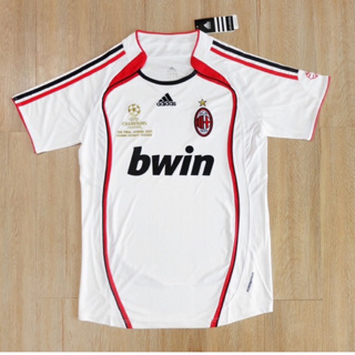 เสื้อบอลย้อนยุค ทีมเอซี มิลาน ทีมเยือน ปี 2006/07 งานเกรด AAA AC Milan Away Retro 2006/07 AAA