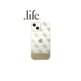 GUESS เคส G Pattern Edition สำหรับ iPhone 14/14Plus/14Pro/14ProMax - Gold l By Dotlife