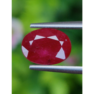 พลอย ทับทิม (Ruby sapphire) พม่า (Burma Ruby) 2.46 กะรัต พร้อมใบเซอร์