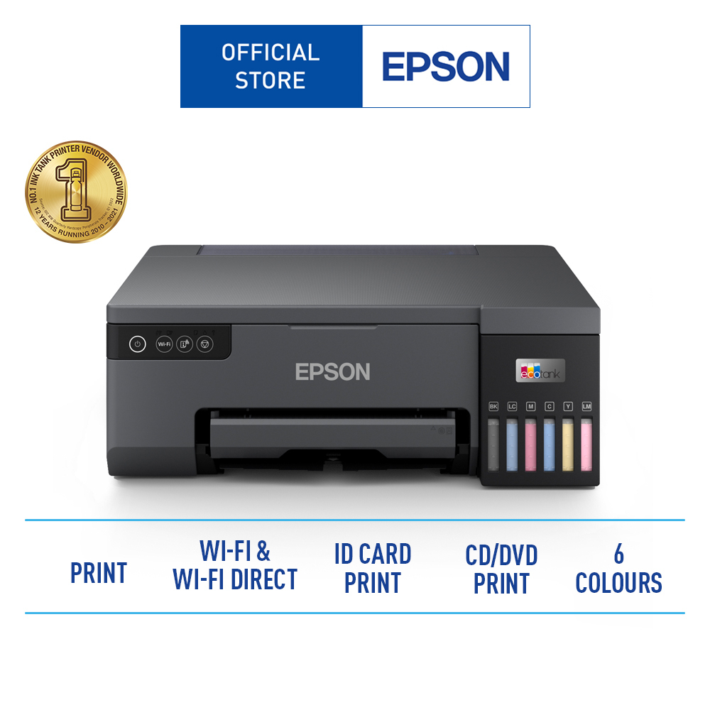 Epson EcoTank L8050 High volume photo printer เครื่องพิมพ์ภาพขนาด A4 6 สีที่รวดเร็ว ใช้ได้กับงานพิมพ์ปริมาณมาก