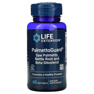 Life Extension PalmettoGuard Saw Palmetto, Nettle Root with Beta-Sitosterol 60 Softgels