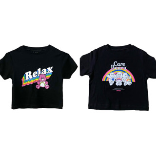 เสื้อครอปทรงเข้ารูป🌈🧸