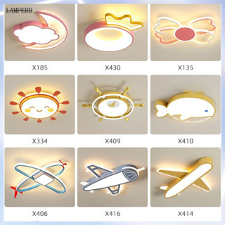 LPโคมไฟเพดานห้องเด็ก การ์ตูนสร้างสรรค์อบอุ่น โคมไฟห้องนอนชายและหญิง Ceiling Lamp
