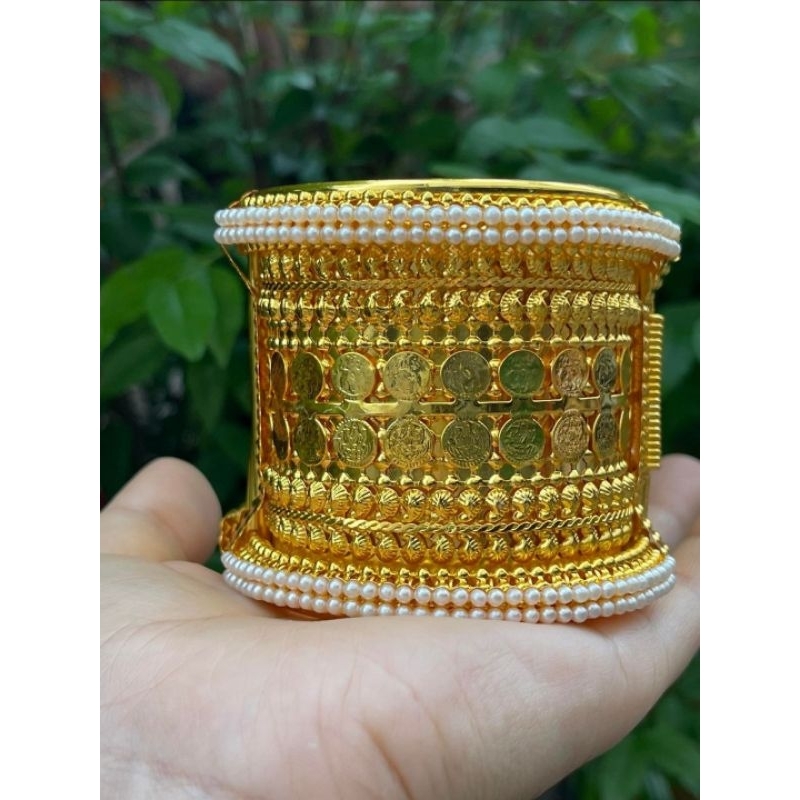 กำไลอินเดีย/สีทอง/ฟรีไซส์