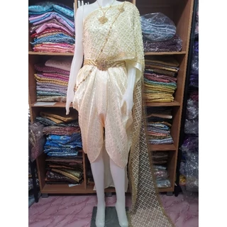 #​ชุดไทยสไบกากเพชร​ #ชุดไทยโจงกระเบน​ #ชุดไทยราคาถูก(ไม่รว​มเครื่อง​ประดับ)​