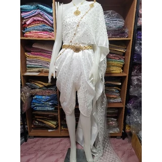 #​ชุดไทยสไบกากเพชร​ #ชุดไทยโจงกระเบน​ #ชุดไทยราคาถูก(ไม่รว​มเครื่อง​ประดับ)​