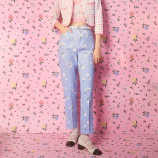 🍒 LIKE NEW • pomelo x sretsis daisy pants blue size 26