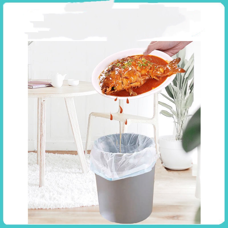 kingmallshop LJD05(ร้านไทย) ถุงขยะพลาสติกพร้อมสายหูหิ้ว ขนาด 45 * 50 Cm. (กว้าง * สูง) 1ม้วนมี15ถุง สีฟ้าแบบหนา - รูปที่ 5