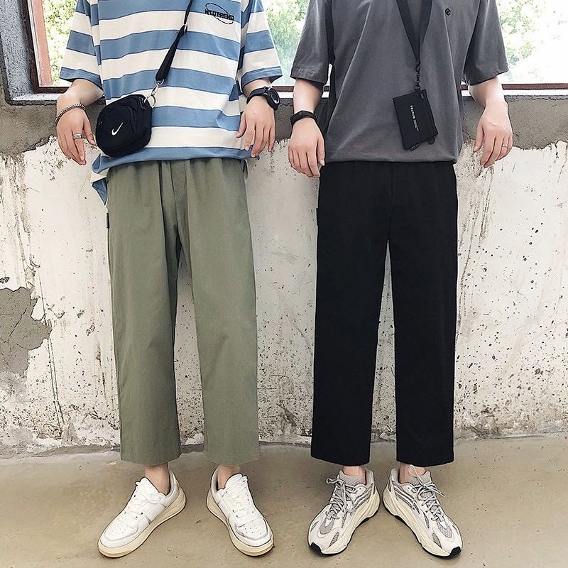 กางเกงขายาวลำลองแฟชั่น โอเวอร์ไซซ์ สำหรับผู้ชาย ไซซ์ M-3XL