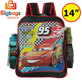 BigBagsThailand กระเป๋านักเรียน กระเป๋าเป้เด็ก กระเป๋าสะพายหลัง 12 นิ้ว 13 นิ้ว และ 14 นิ้ว Cars McQueen รถไลท์นิ่ง แมคค