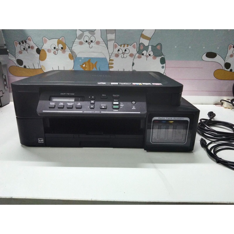 BROTHER DCP-T510w มือสองพร้อมใช่ หัวพิมพ์ครบ100%