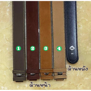 (พร้อมส่ง) เข็มขัดนิสิต เข็มขัดนักศึกษา ผู้หญิง หนังสักหลาด คุณภาพดี 4 เฉดสี ยาว 38"- 60"