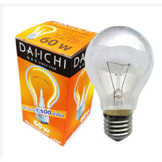 ยกลัง 200 หลอด หลอดไส้ ยี่ห้อ DAI-ICHI (เรคิเซ่)  60W