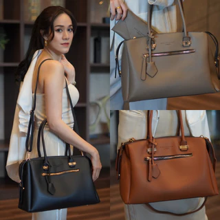 [โปรซื้อ1แถม3] HALLELUJAH Queens(ควีนส์) Bag กระเป๋าผู้หญิง หนังPU Premium ขนาด15นิ้ว