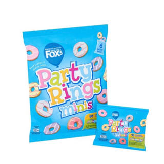 🍪🍪🍪Fox’s Party Rings Minis🍪🍪🍪     📌120g   📍บิสกิต นำเข้าจากอังกฤษ🇬🇧🇬🇧🇬🇧