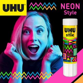 กาว UHU 40 กรัมแบบแท่ง NEON Limited Edition จำนวน 1 แท่ง