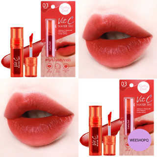03 PEACH ลิปทินท์น้ำแร่ (CATHY DOLL)  วิทซี วอเตอร์ ทินท์ 2.7G