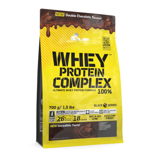 Olimp Whey Protein Complex Double Chocolate 700g.  ไอโซเลตและเวย์โปรตีนคอนเซนเทรต