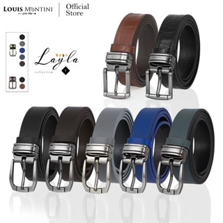 Louis Montini (Layla Collection) เข็มขัดหนังแท้ เข็มขัดผู้หญิง เข็มขัดแฟชั่น MGW301