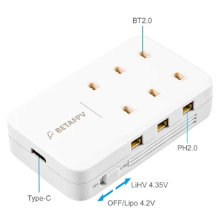 [เครื่องชาท] BETAFPV 6 Ports 1S Battery Charger BT2.0 &amp; PH2.0