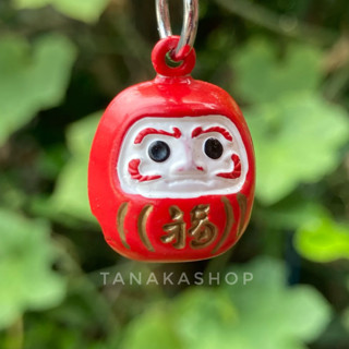 (Daruma) กระพรวนดารุมะ สีแดง สูง2เซน [เครื่องรางญี่ปุ่น]